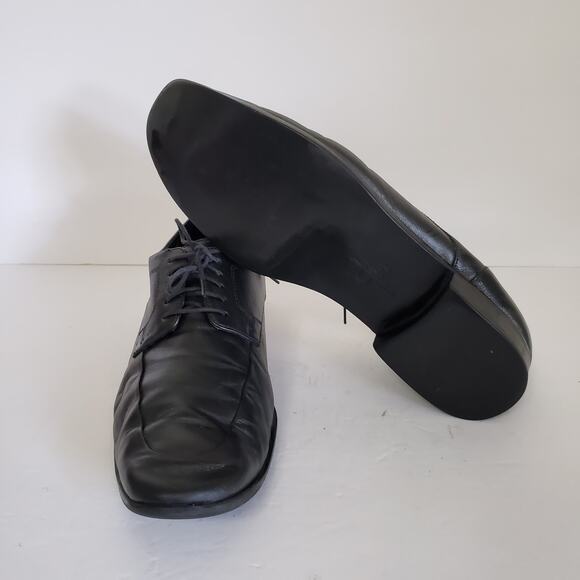 Cole Haan Men's Black Leather Lace Up Casual Dress Shoes Size 12 - Picture 7 of 10